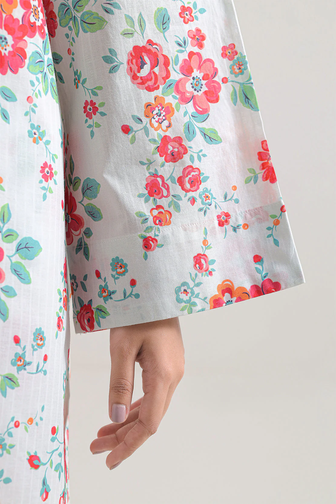 Printed Strip Lawn Stitched 2 Piece (Shirt/Trouser) - Image 4