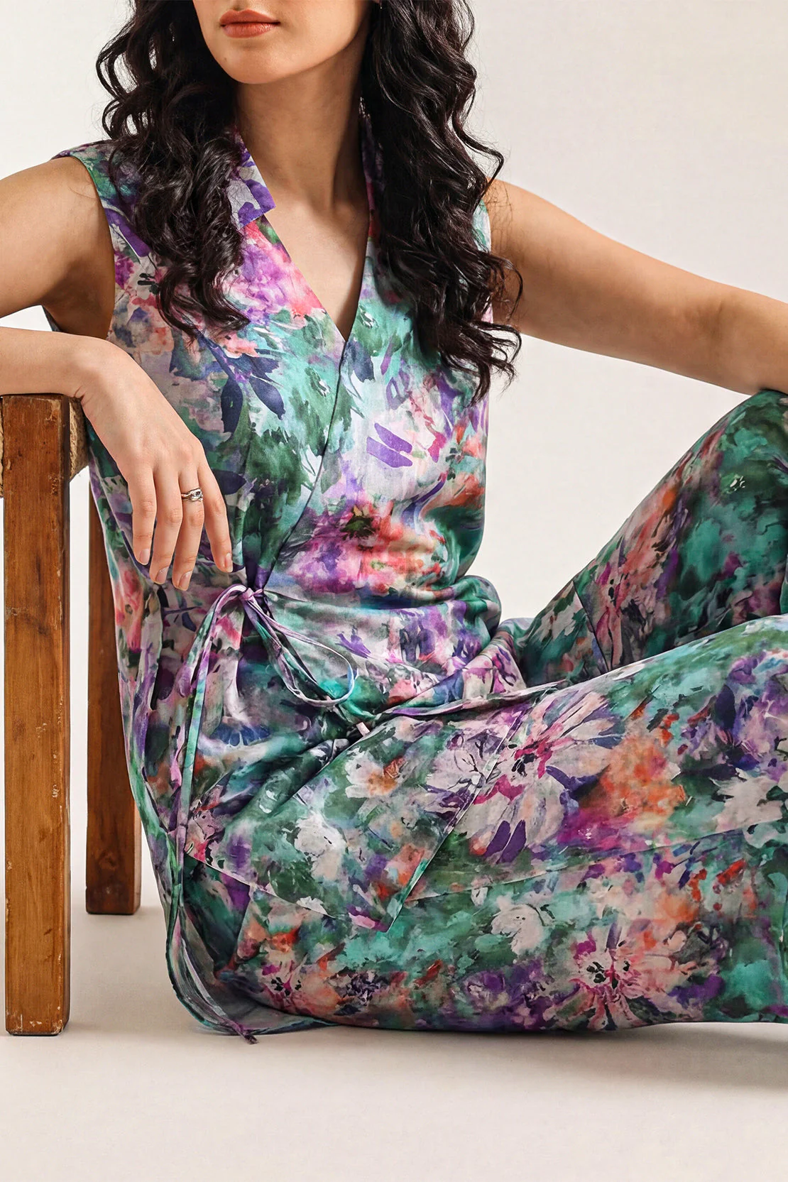 Printed Strip Lawn Stitched 2 Piece (Shirt/Trouser) - Image 2