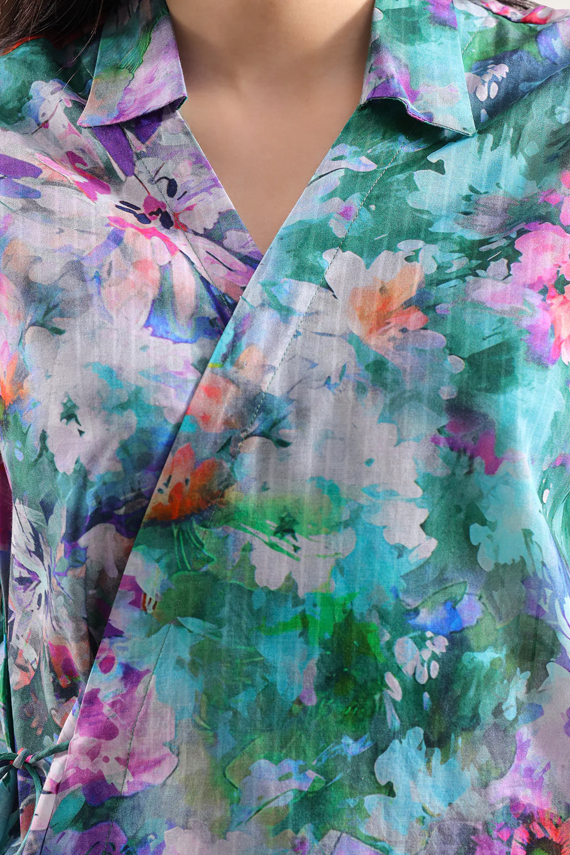 Printed Strip Lawn Stitched 2 Piece (Shirt/Trouser) - Image 4