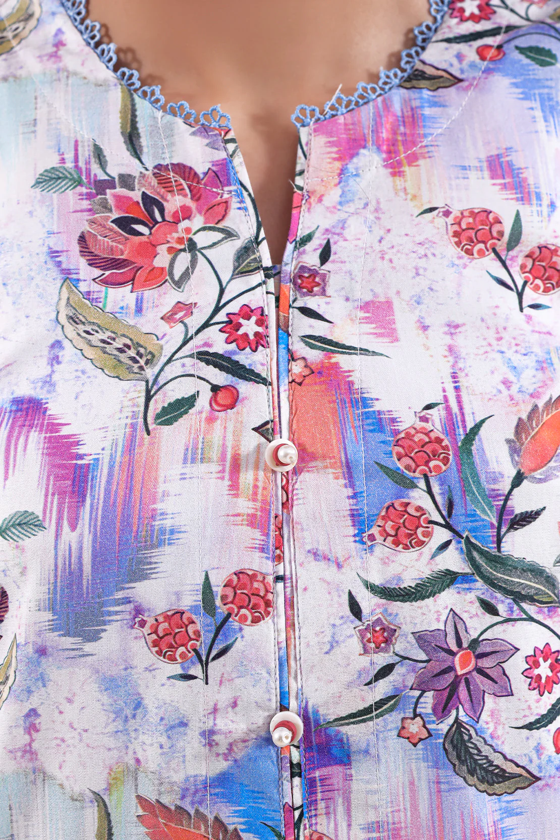 Printed Strip Lawn Stitched 2 Piece (Shirt/Trouser) - Image 4