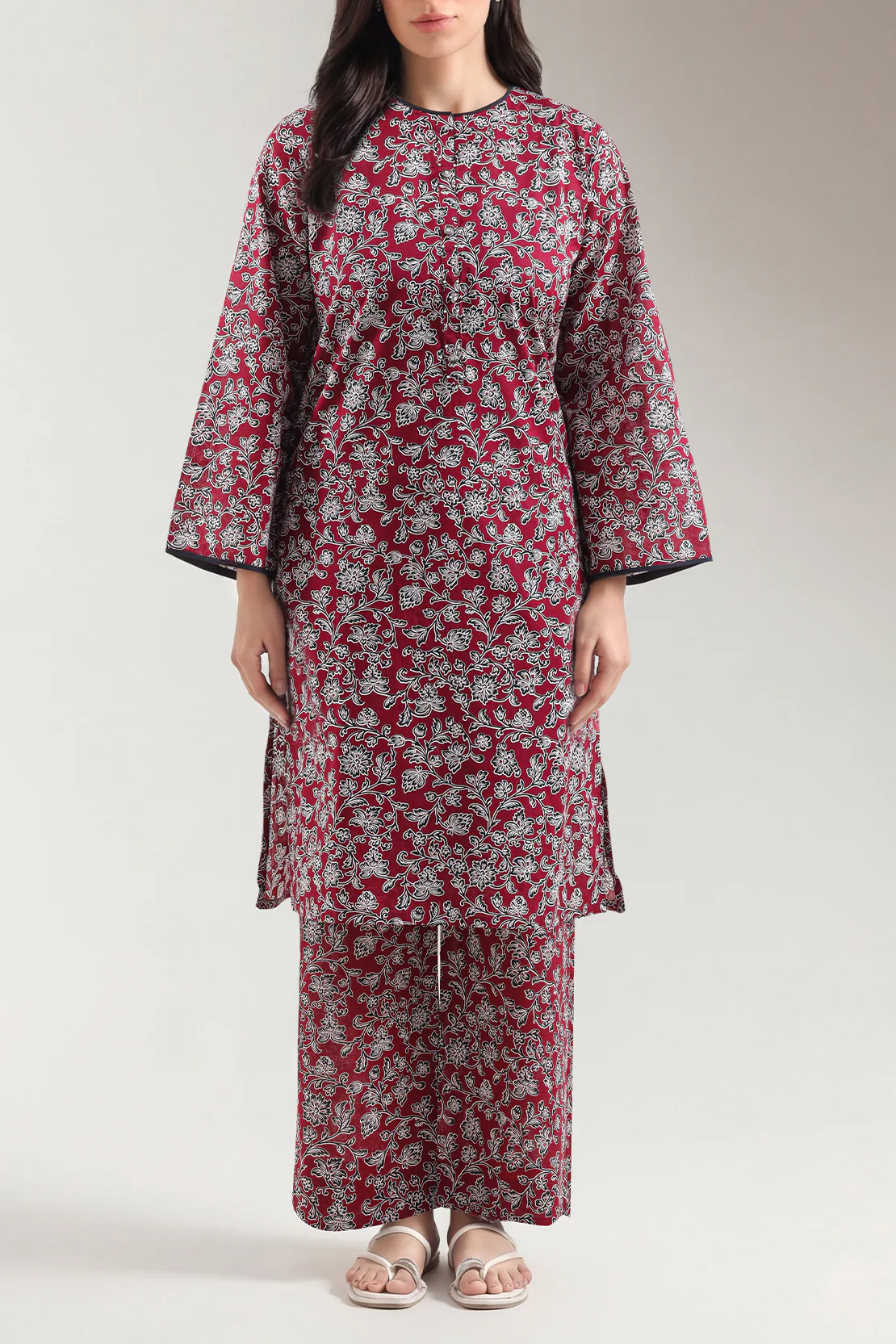 Printed Lawn Stitched 2 Piece (Shirt/Trouser)