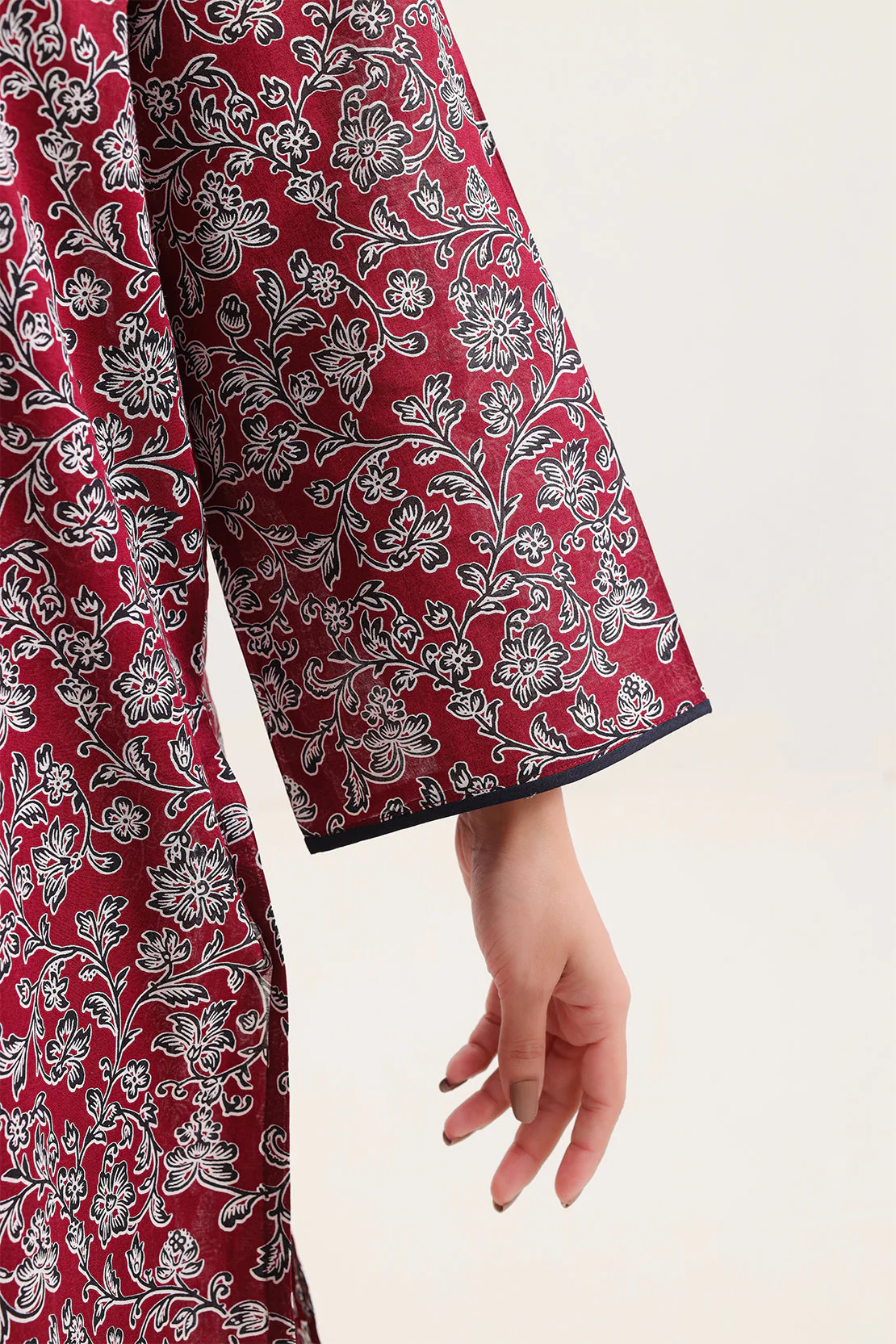 Printed Lawn Stitched 2 Piece (Shirt/Trouser) - Image 4