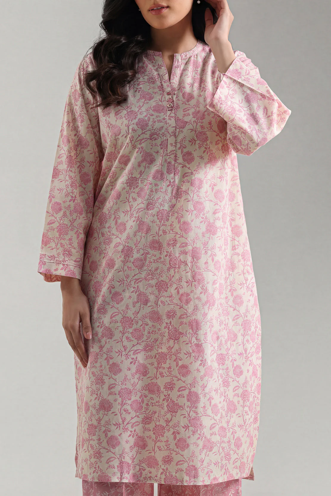 Printed Lawn Stitched 2 Piece (Shirt/Trouser) - Image 3