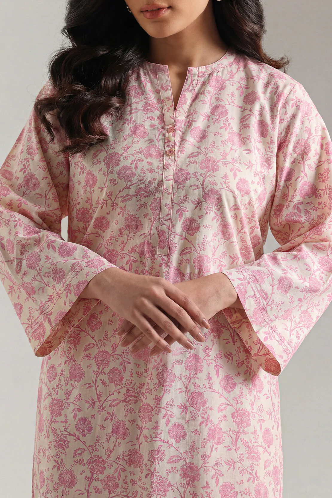 Printed Lawn Stitched 2 Piece (Shirt/Trouser) - Image 4
