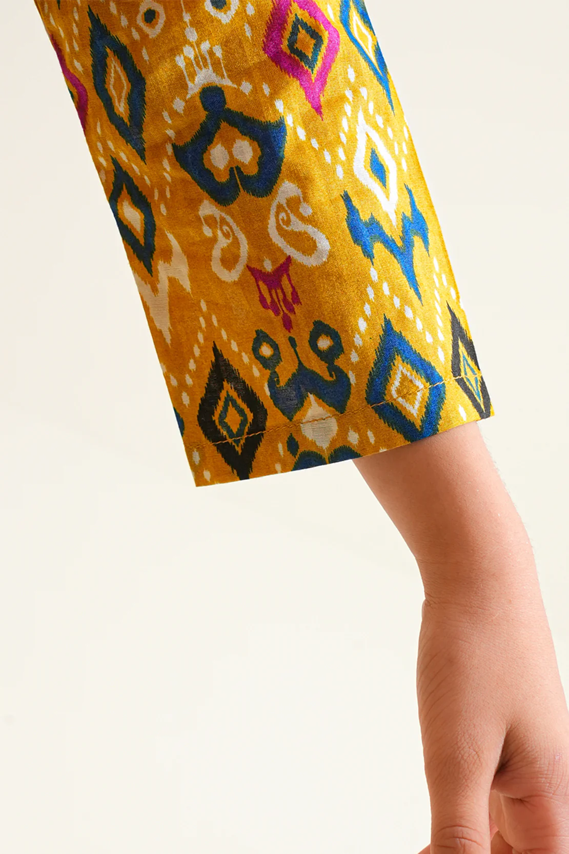 Printed Strip Lawn Stitched Shirt For Kids - Image 6