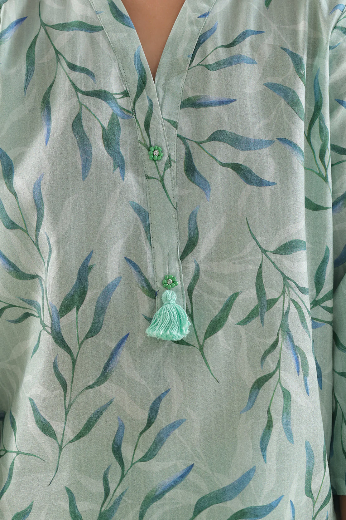 Printed Strip Lawn Stitched Shirt For Kids - Image 3
