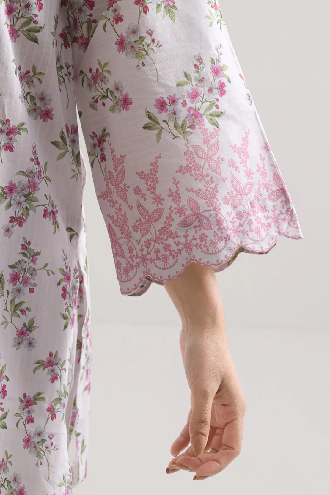 Printed Strip Lawn Stitched Shirt - Image 4