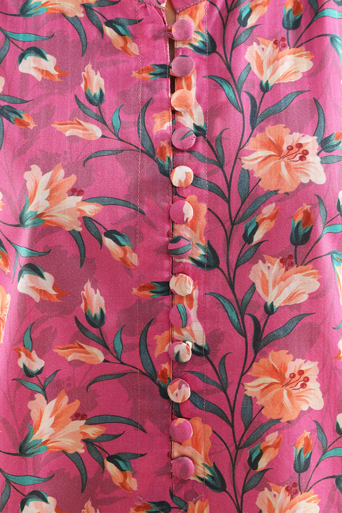 Printed Strip Lawn Stitched Shirt - Image 3