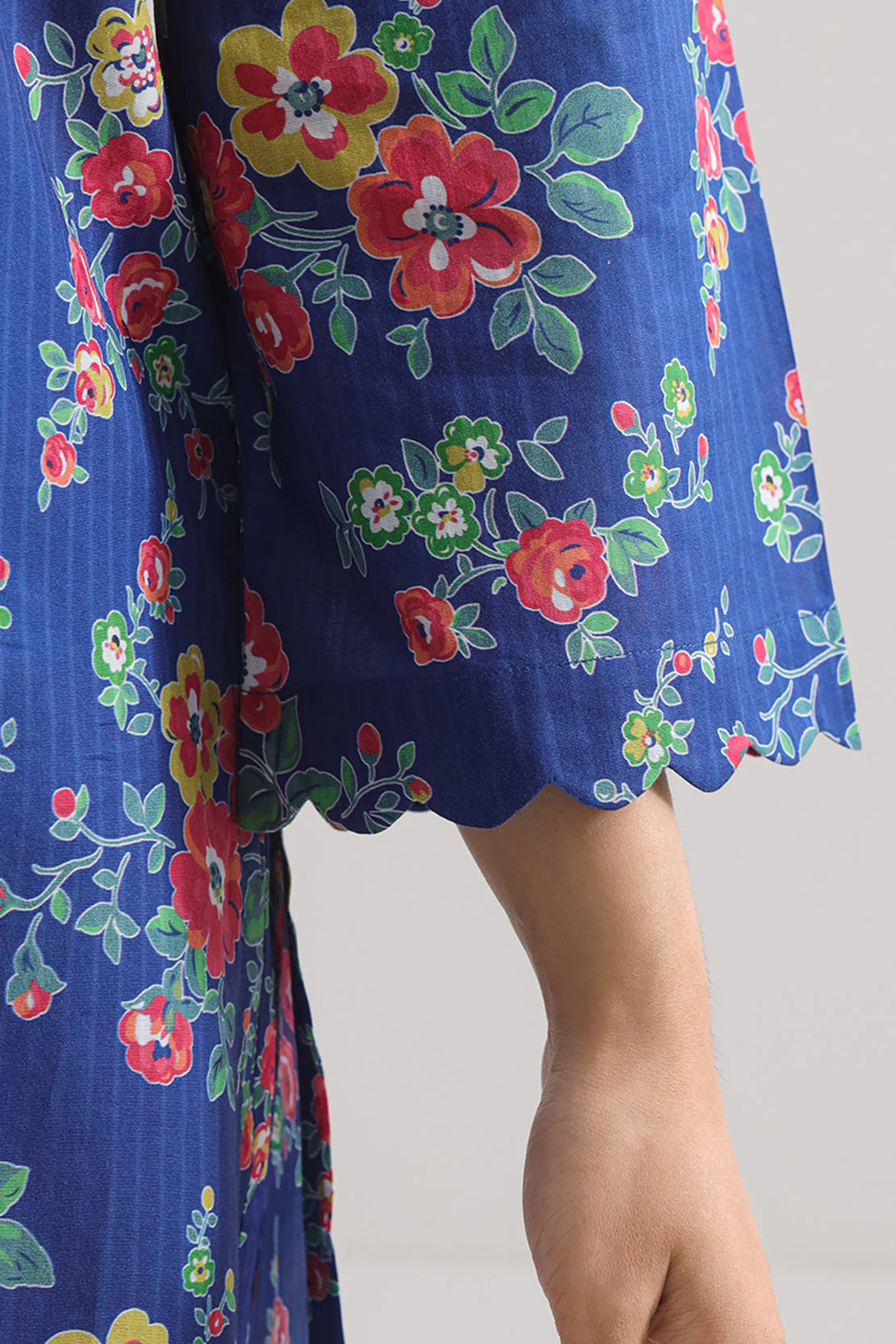 Printed Strip Lawn Stitched Shirt - Image 4