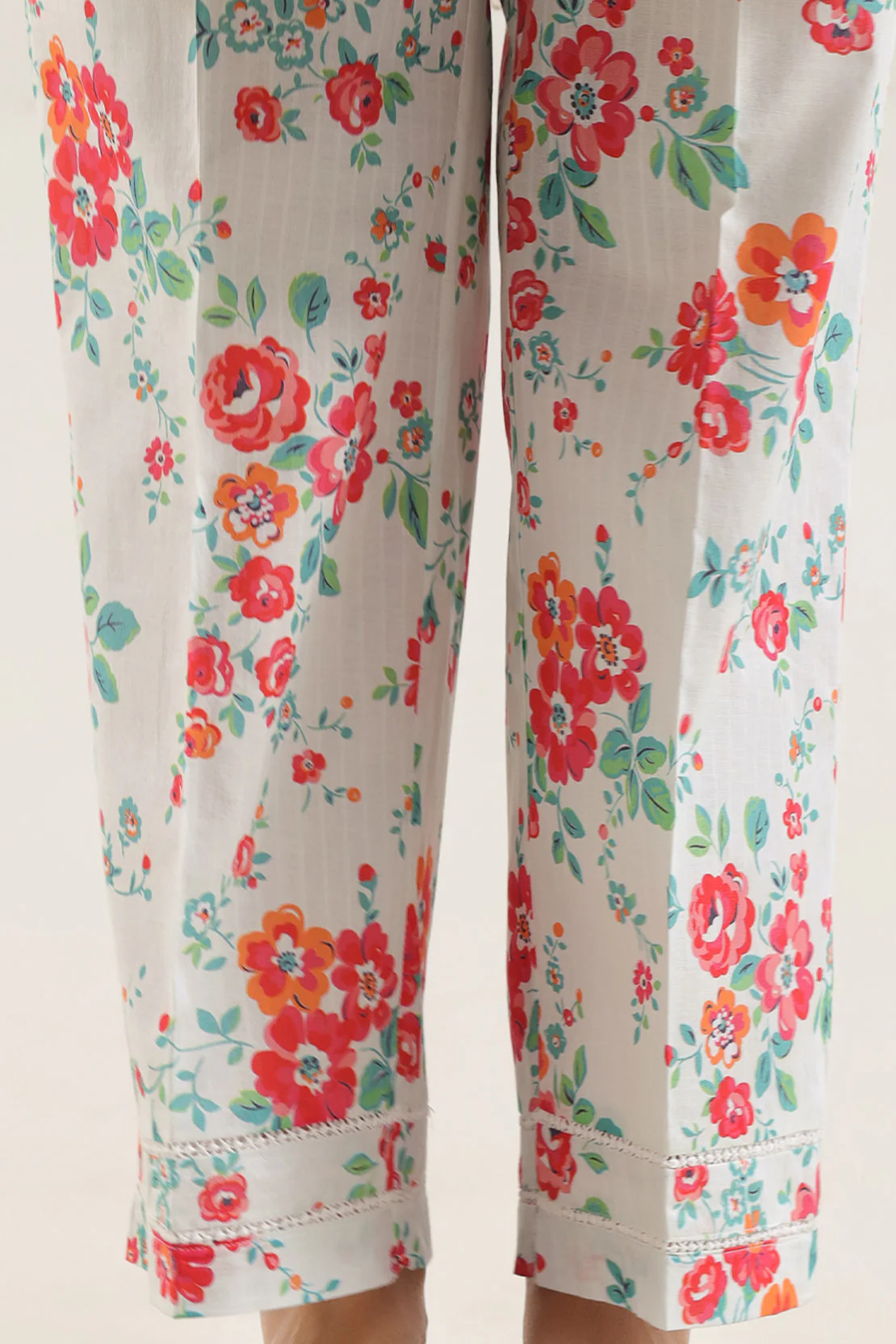 Printed Strip Lawn Stitched Shirt - Image 5