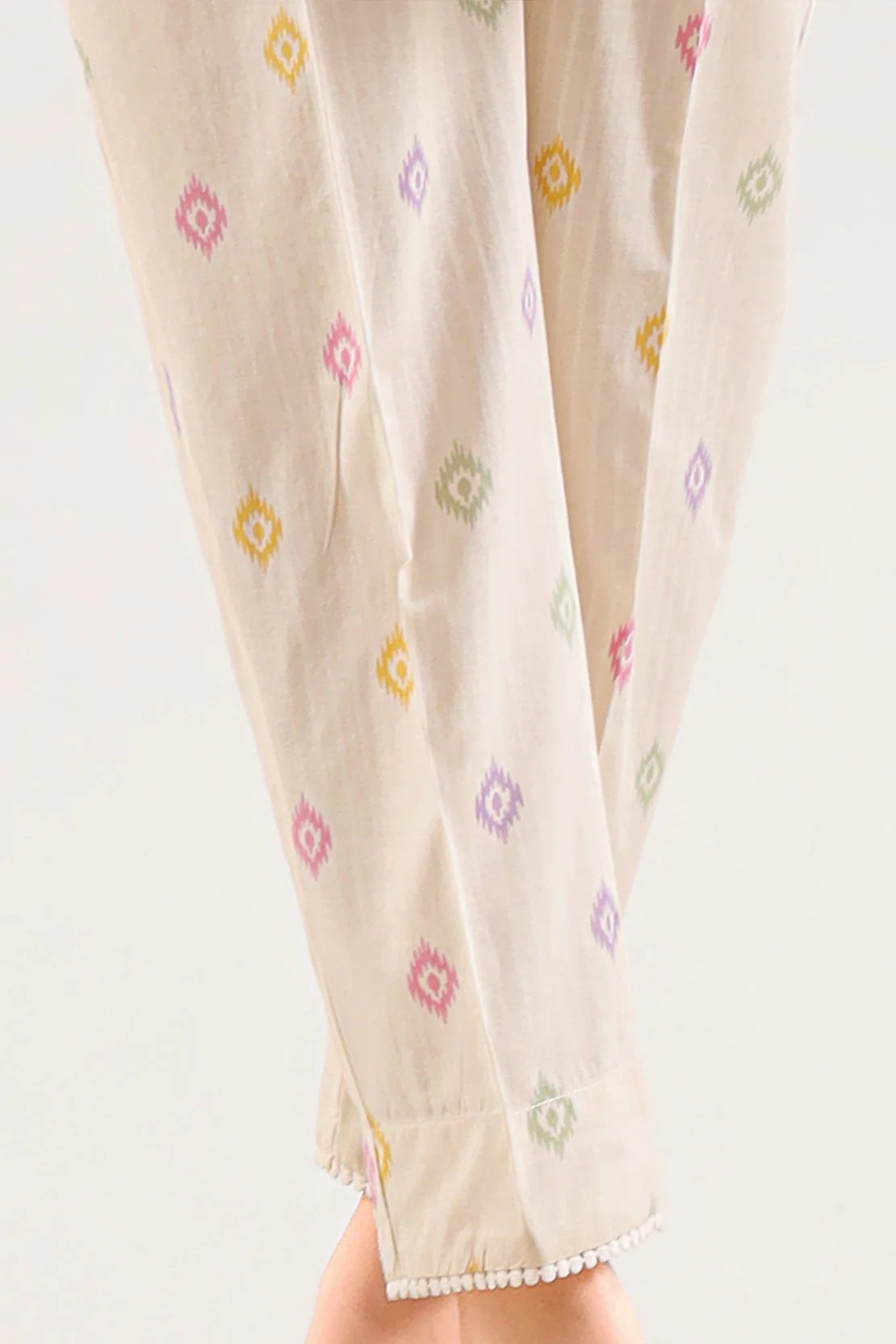 Printed Strip Lawn Stitched Shirt - Image 5
