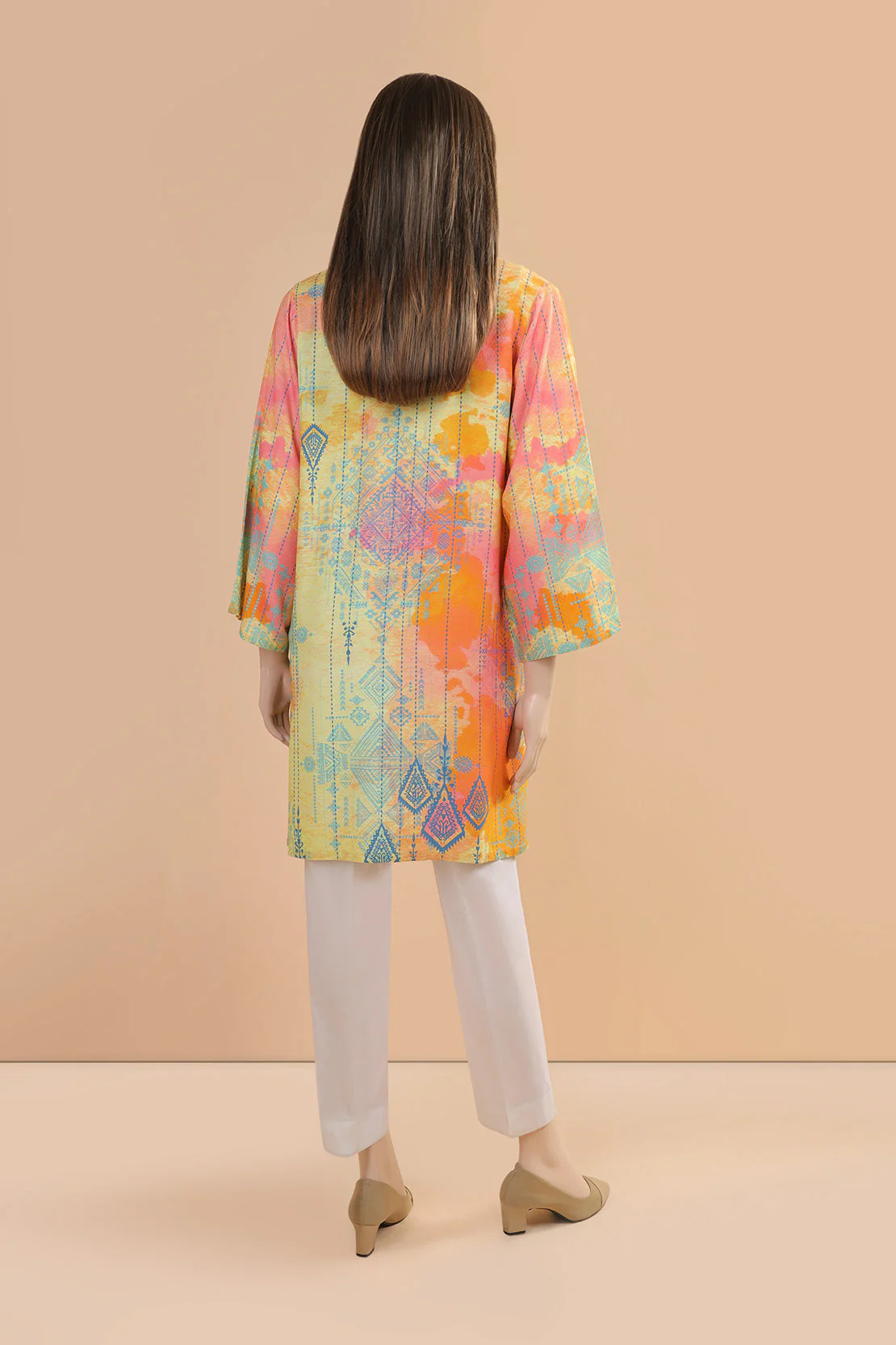Printed Winter Soft Blend Stitched Shirt - Image 2