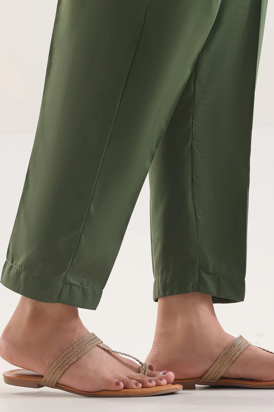 Printed  Wash N Wear Pants - Image 2