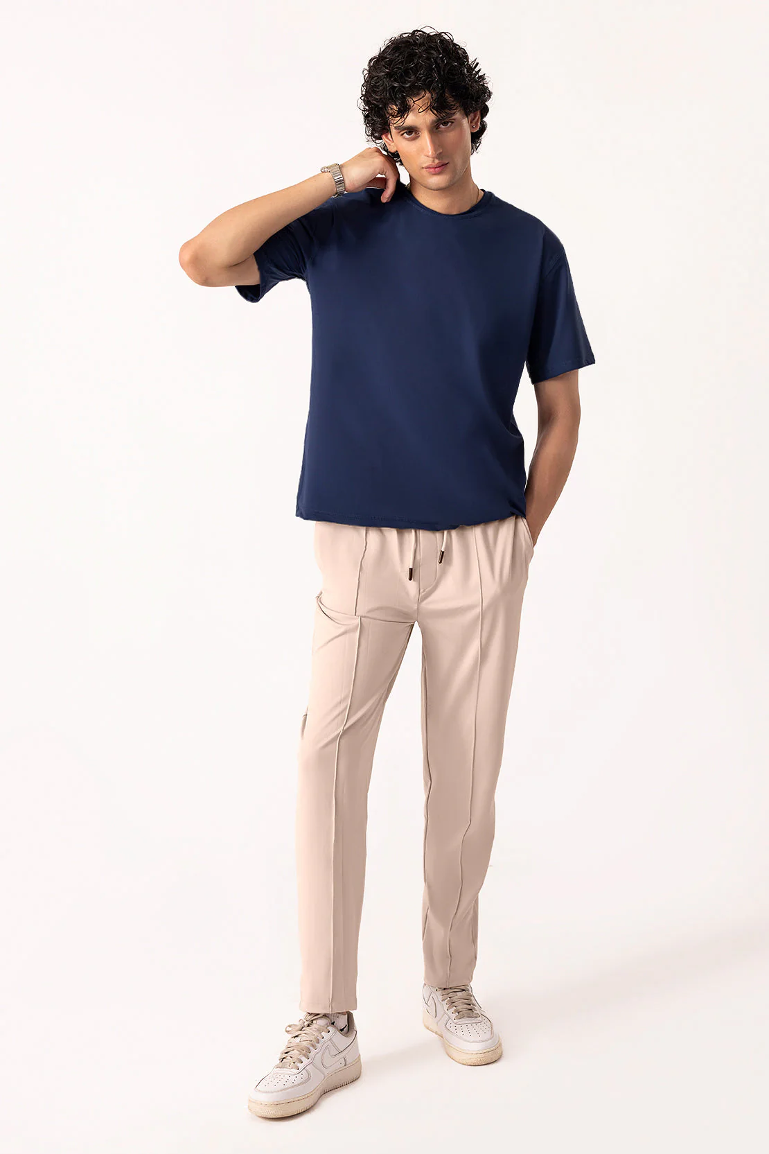 Relaxed Drawstring Trousers - Image 2