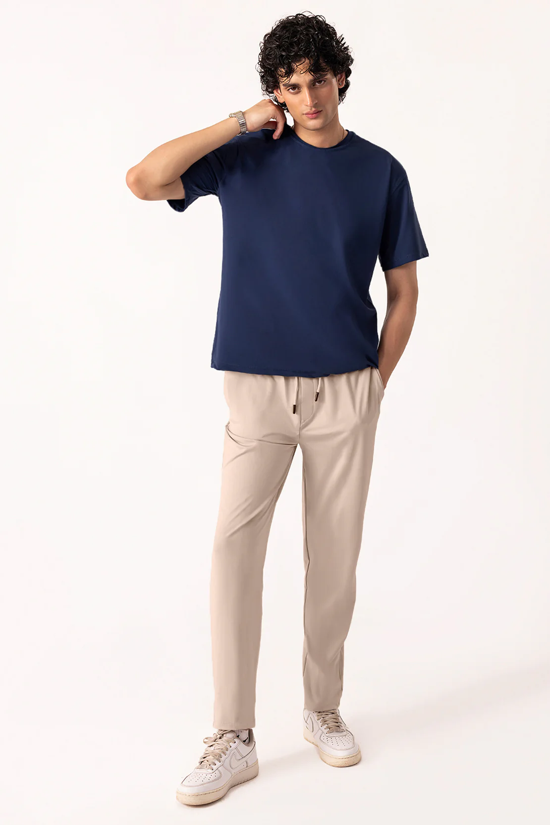 Relaxed Drawstring Trousers - Image 2