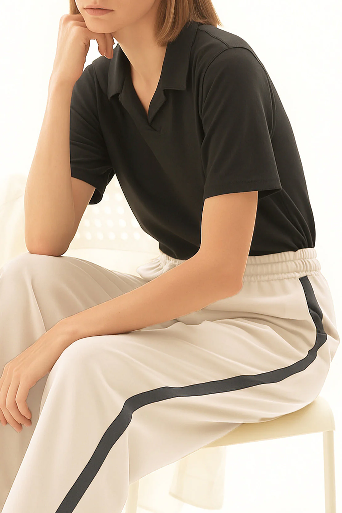 Relaxed Drawstring Trousers - Image 4