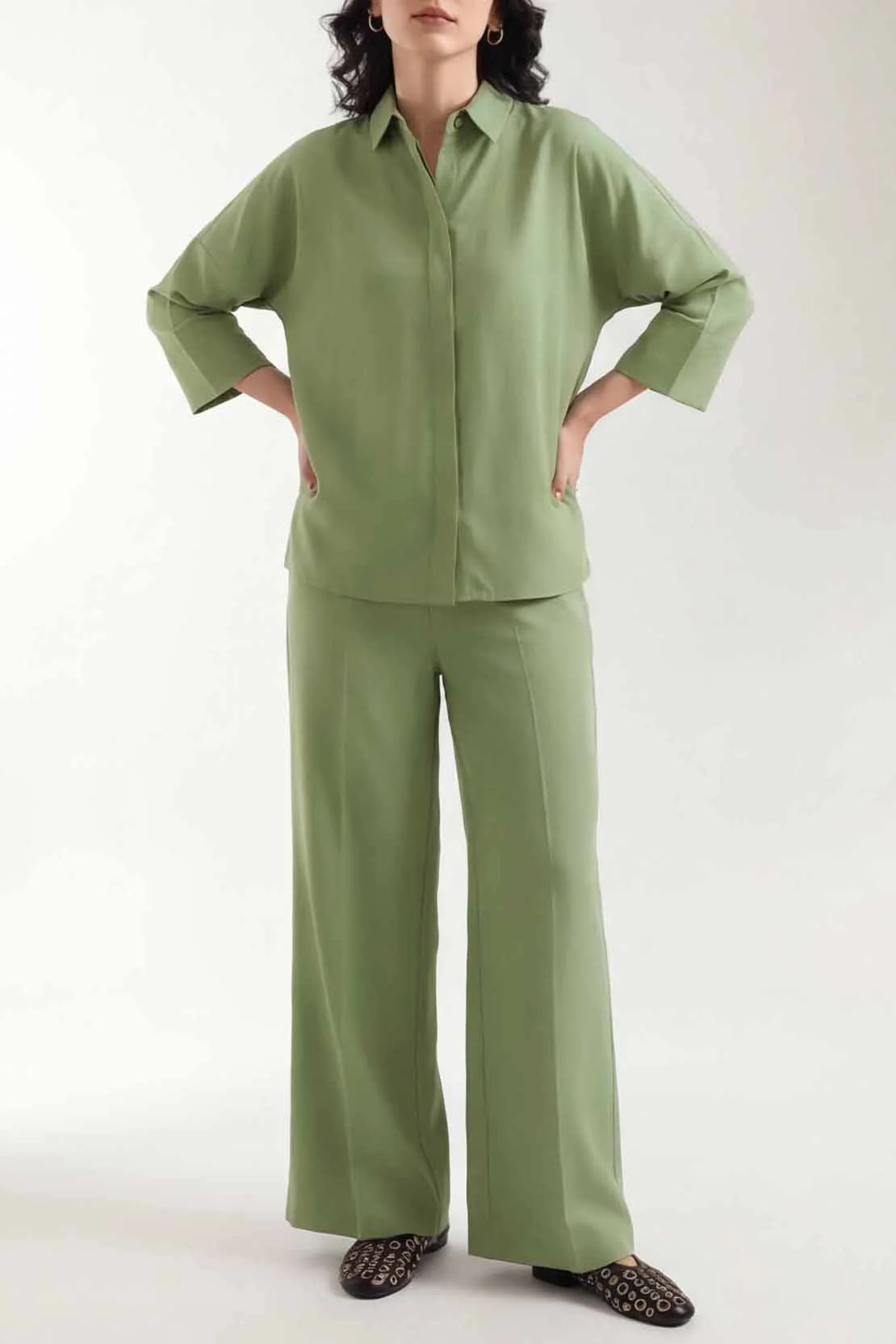 Relaxed Silky Co-Ord Set