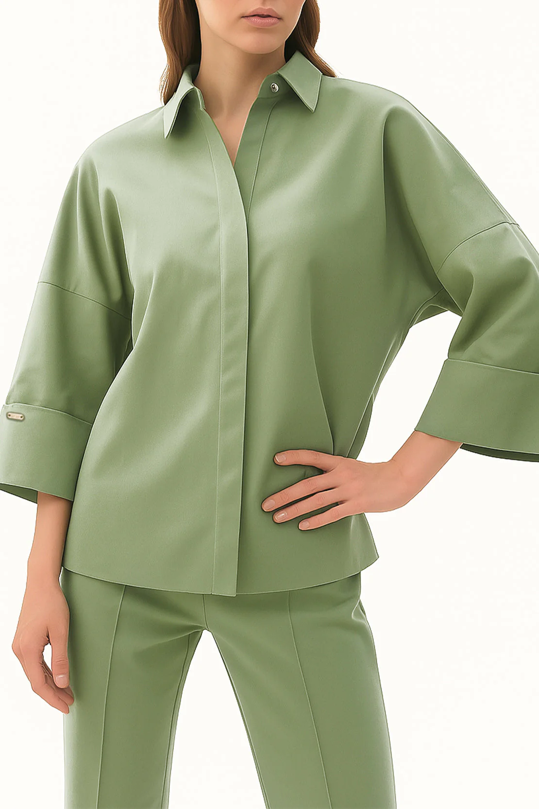 Relaxed Silky Co-Ord Set - Image 3