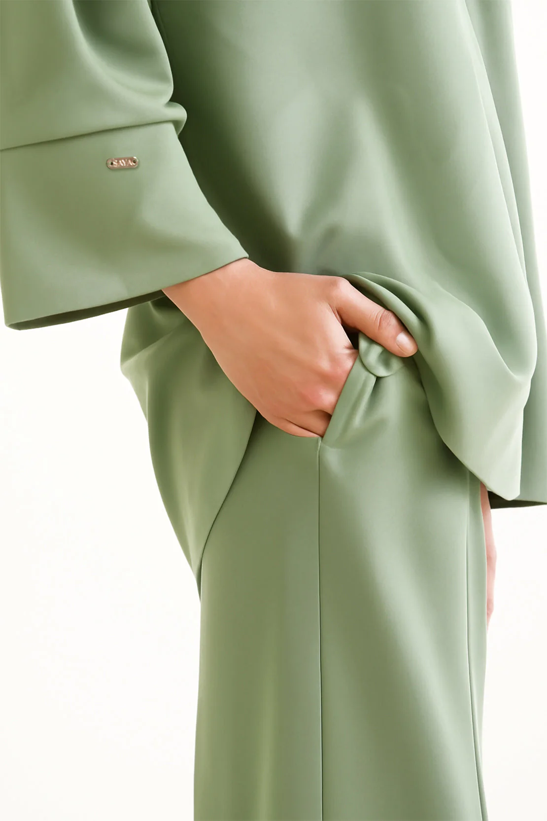 Relaxed Silky Co-Ord Set - Image 5