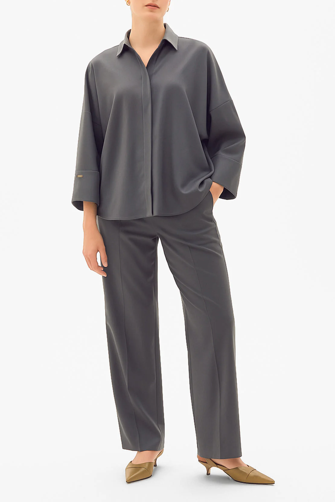 Relaxed Silky Shirt