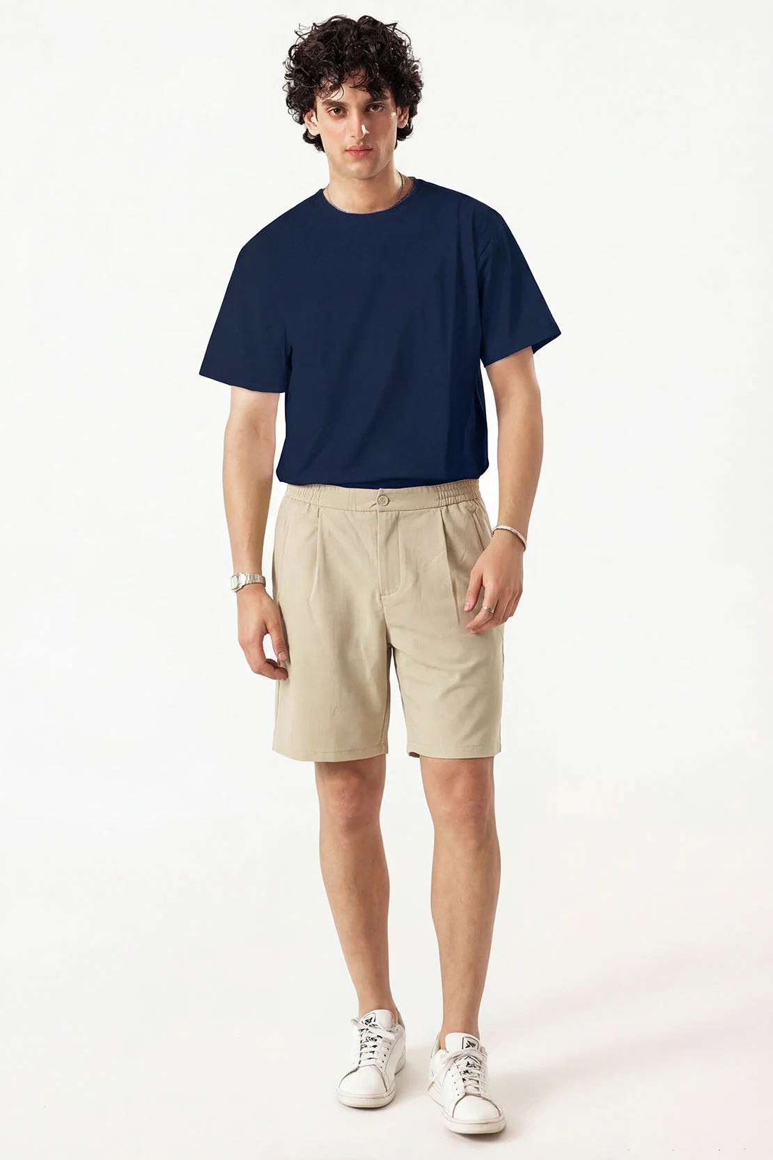 Relaxed Tailored Shorts For Men - Image 2