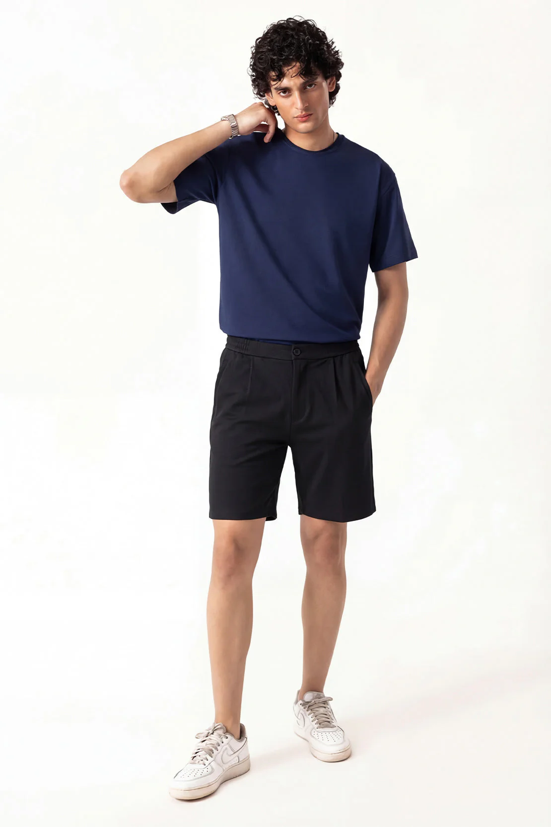 Relaxed Tailored Shorts For Men - Image 2