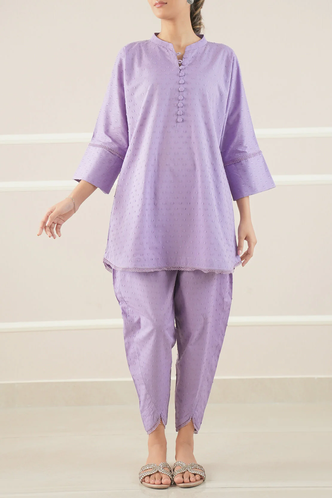 Reverse Jacquard Stitched 2 Piece (Shirt/Trouser) - Image 2