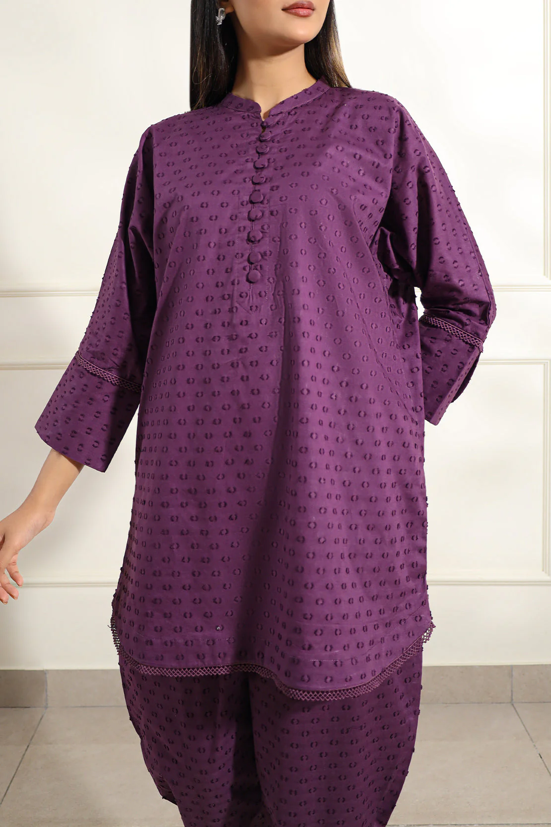 Reverse Jacquard Stitched 2 Piece (Shirt/Trouser) - Image 4