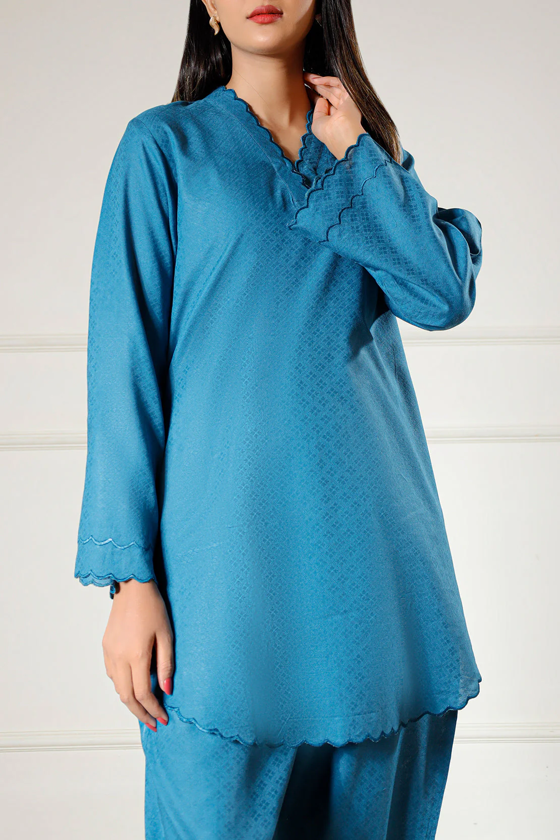 Reverse Jacquard Stitched 2 Piece (Shirt/Trouser) - Image 5