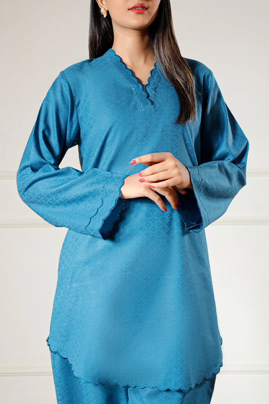 Reverse Jacquard Stitched 2 Piece (Shirt/Trouser) - Image 6