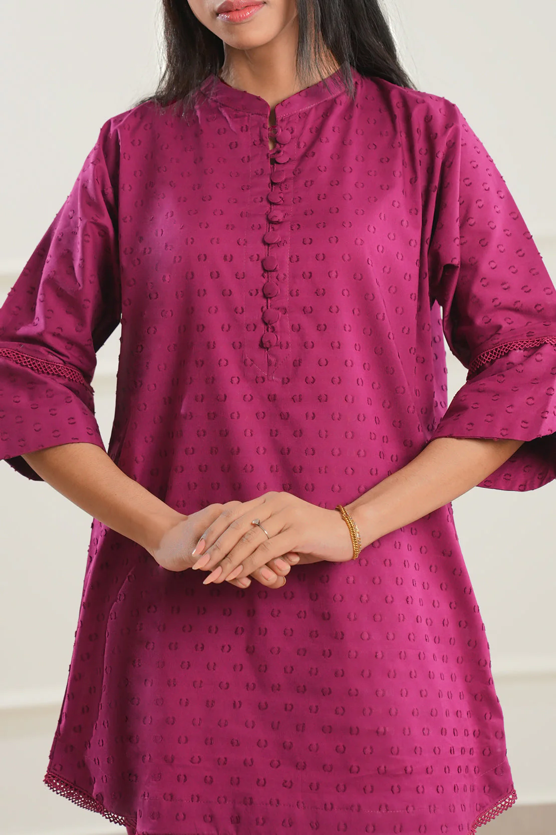 Reverse Jacquard Stitched 2 Piece (Shirt/Trouser)