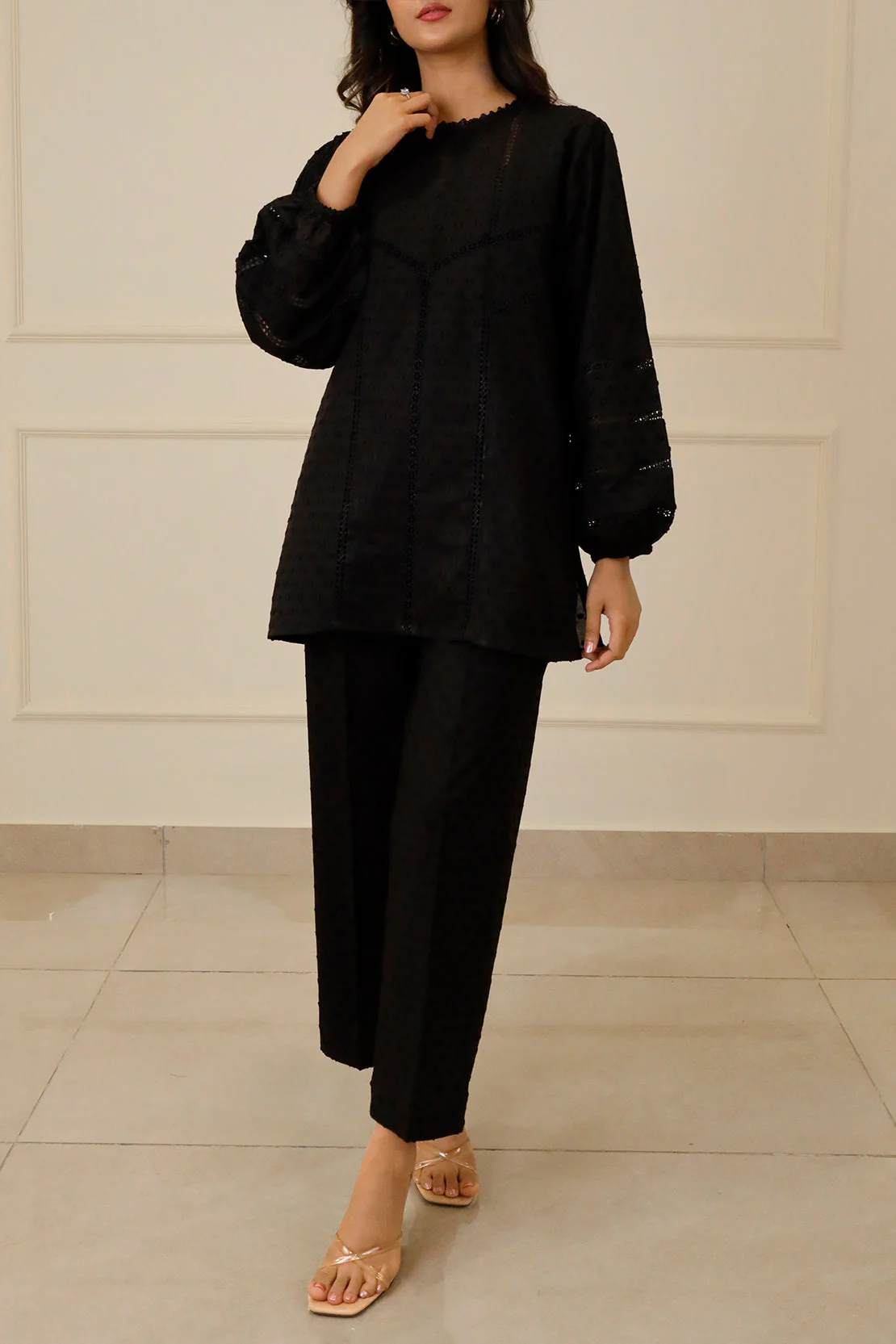 Reverse Jacquard Stitched 2 Piece (Shirt/Trouser) - Image 4