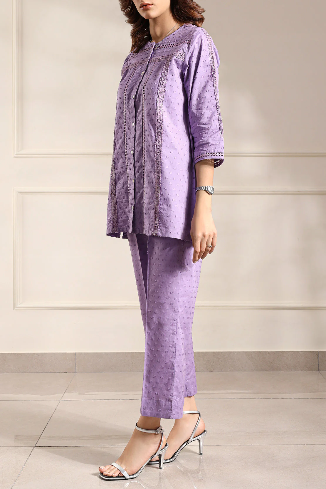 Reverse Jacquard Stitched 2 Piece (Shirt/Trouser) - Image 2