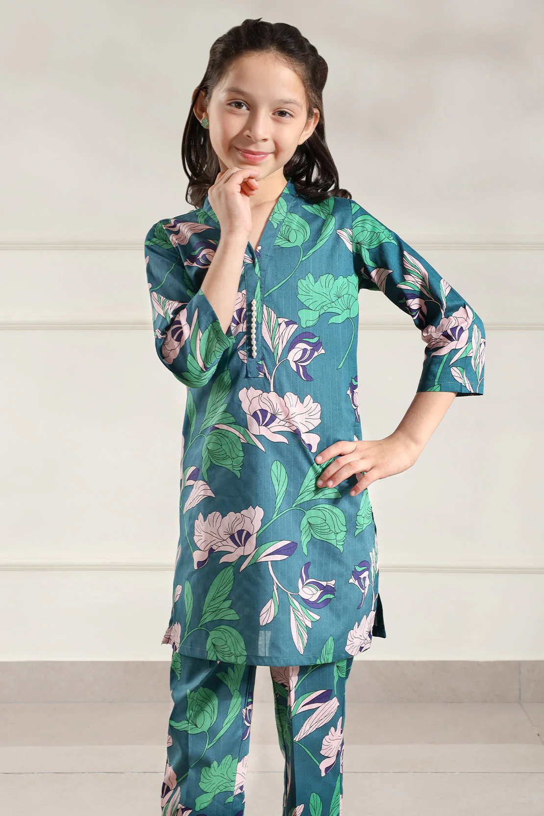 Reverse Jacquard Stitched 2 Piece (Shirt/Trouser) - Image 5