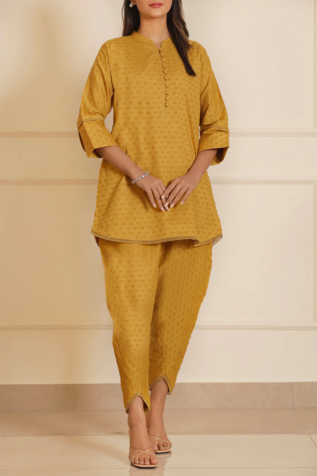 Reverse Jacquard Stitched Shirt - Image 2