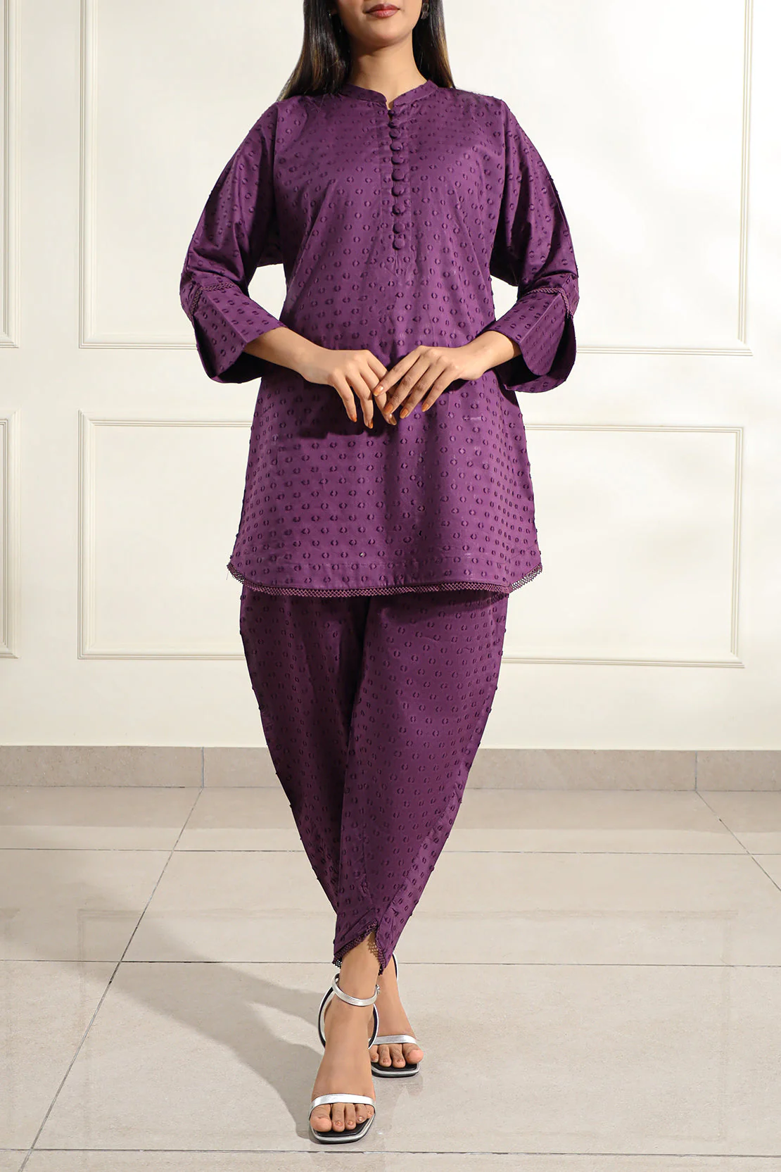 Reverse Jacquard Stitched Shirt
