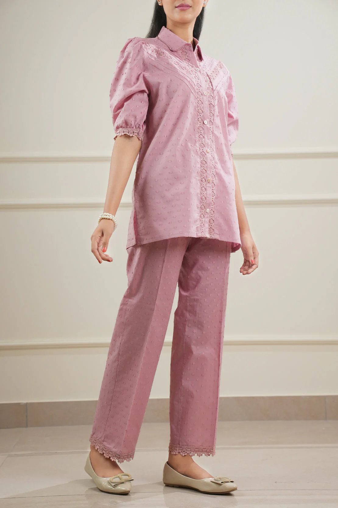 Reverse Jacquard Stitched Shirt - Image 2