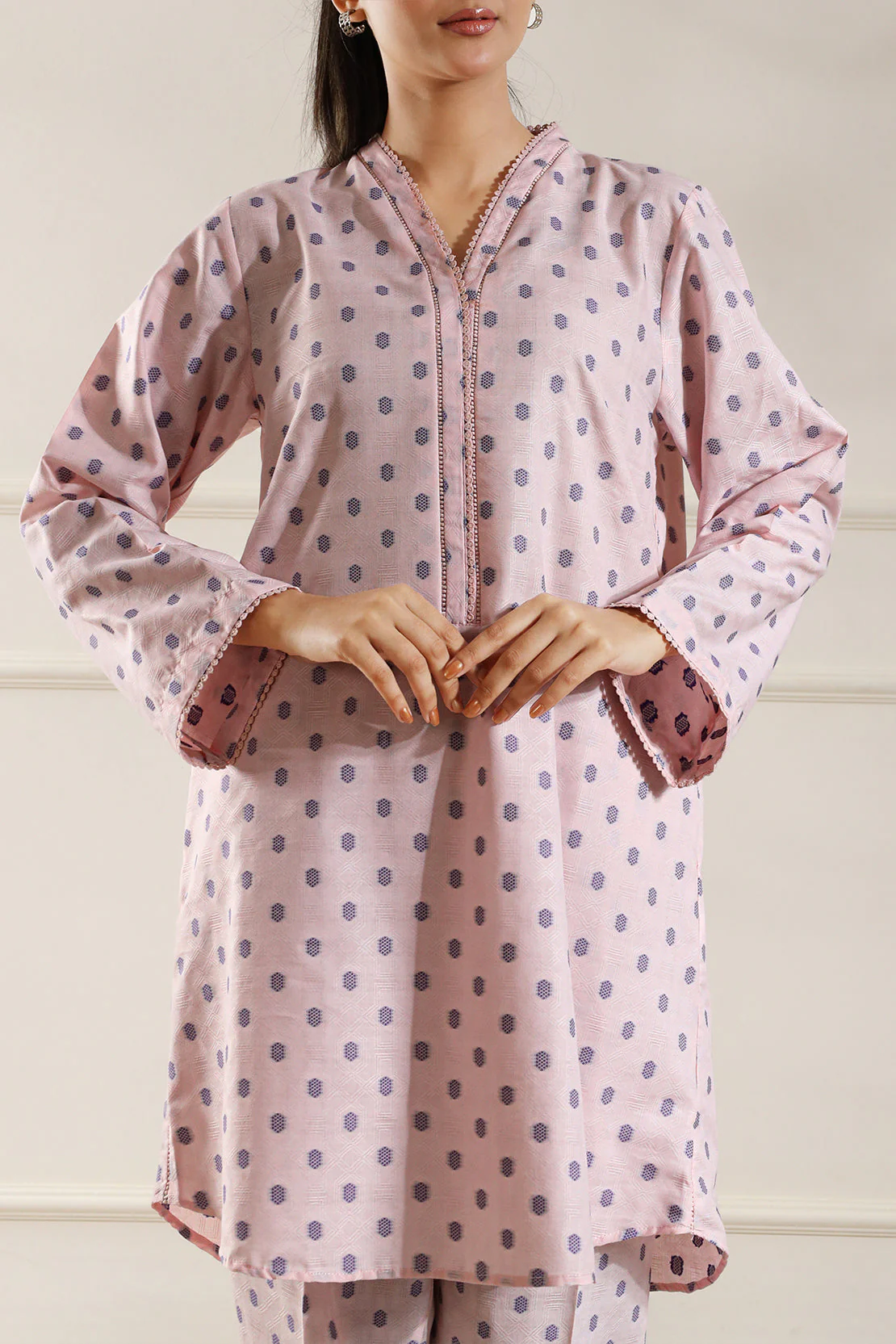 Reverse Jacquard Stitched Shirt - Image 5
