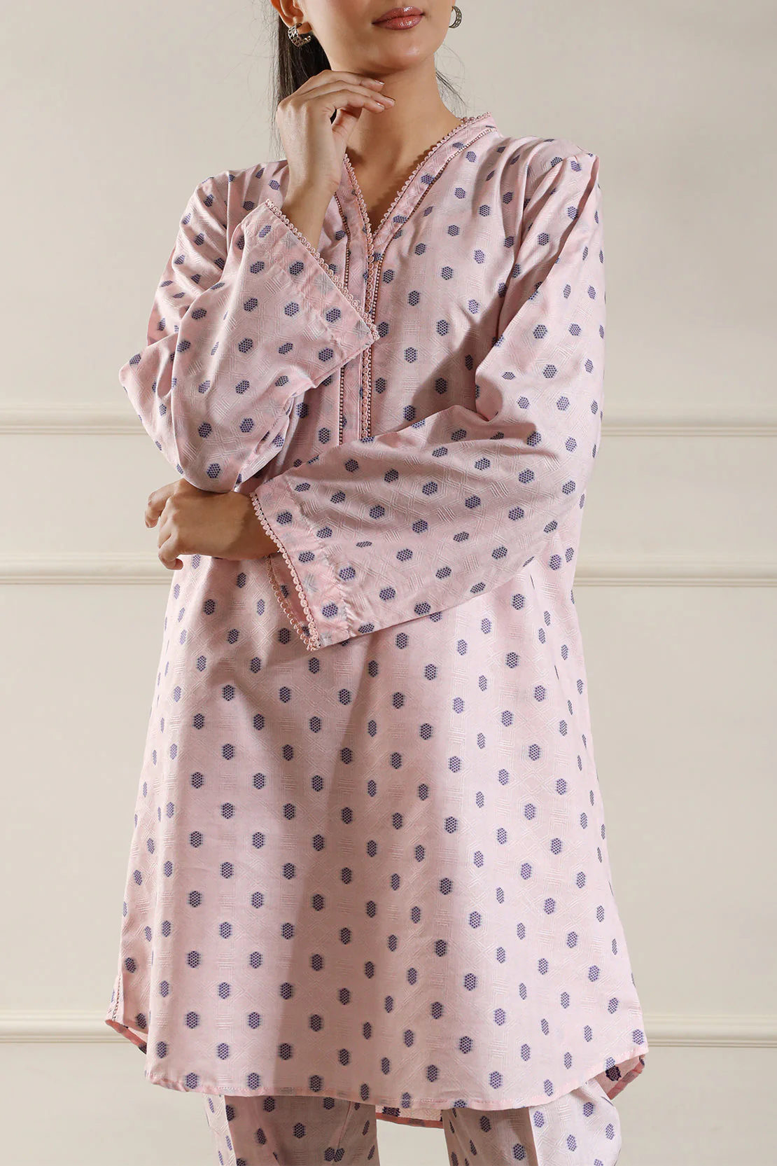 Reverse Jacquard Stitched Shirt - Image 6