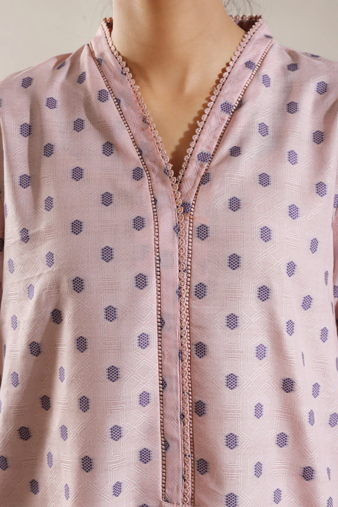 Reverse Jacquard Stitched Shirt - Image 7
