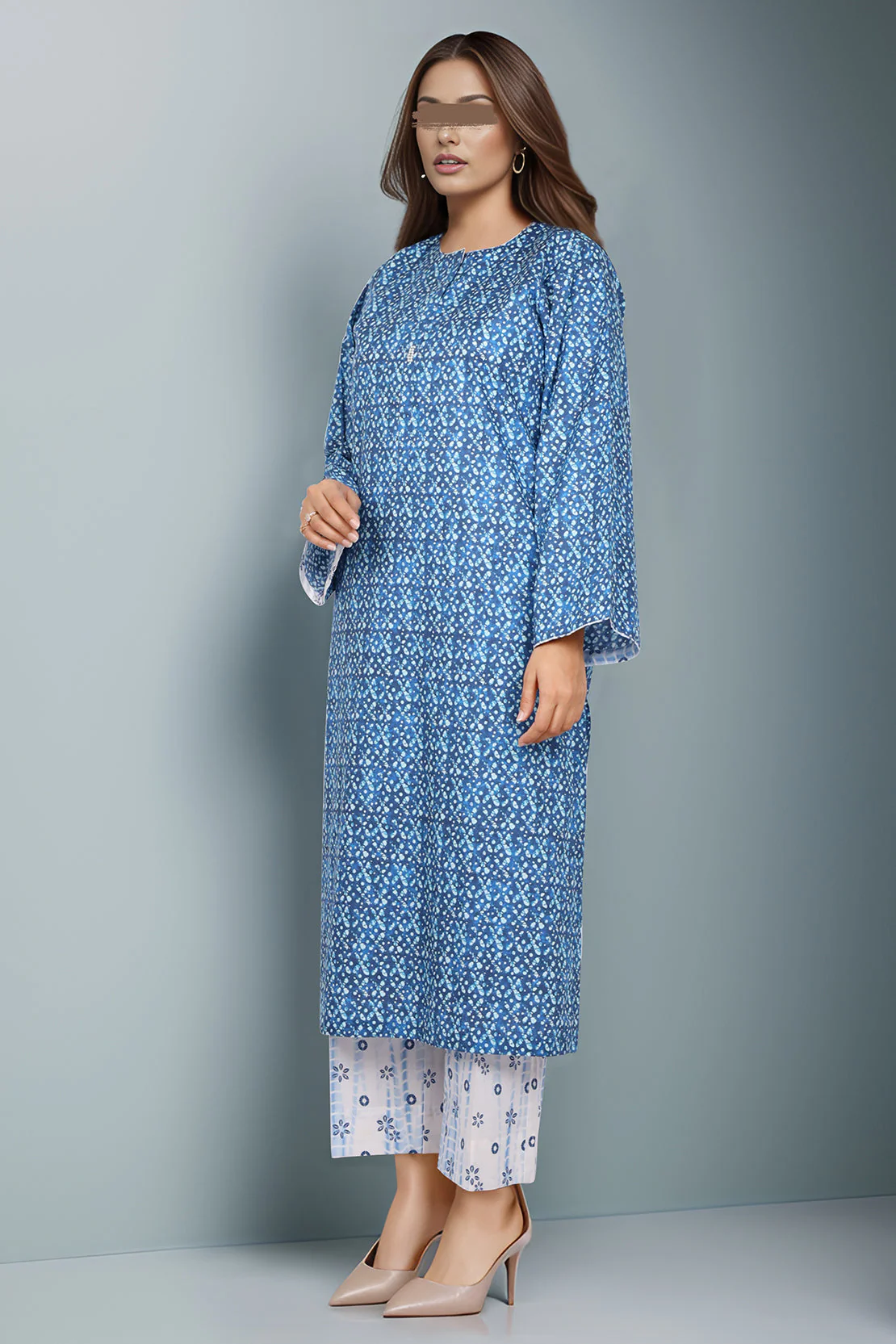 SAYA's Printed Cambric Stitched 2 Piece For Mom And Daughter - Image 5