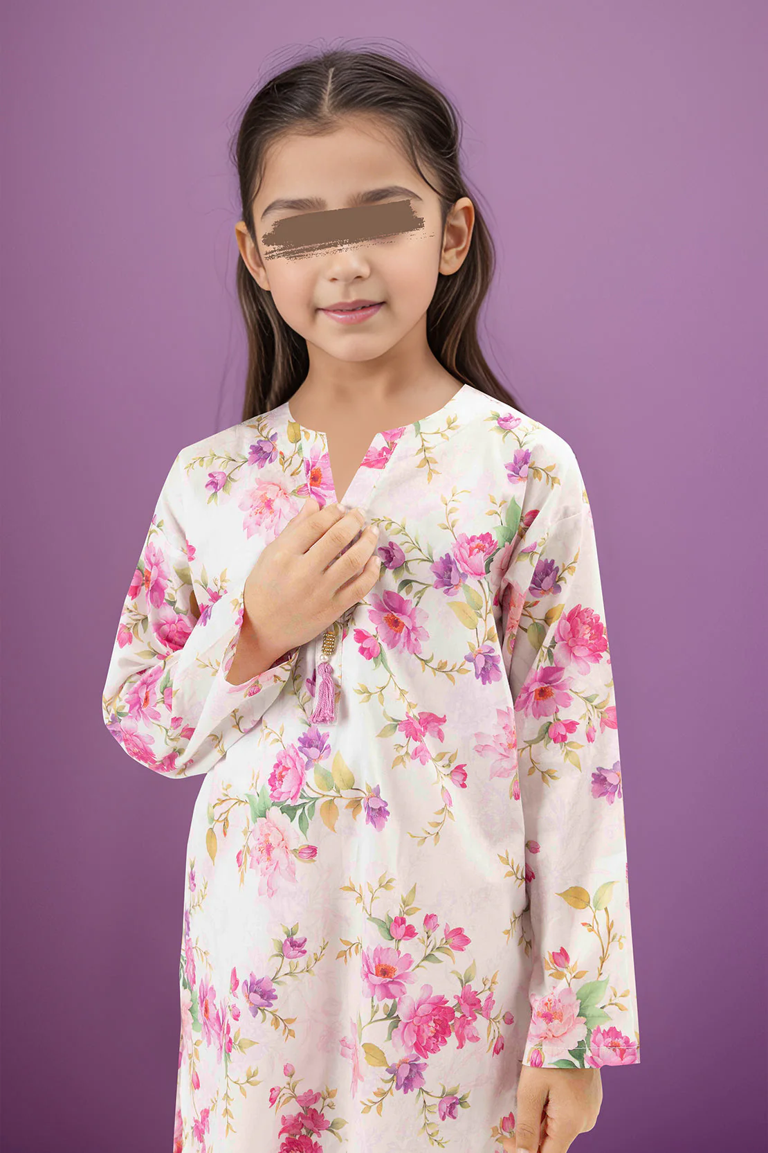 SAYA's Printed Cambric Stitched 2 Piece For Mom And Daughter - Image 6