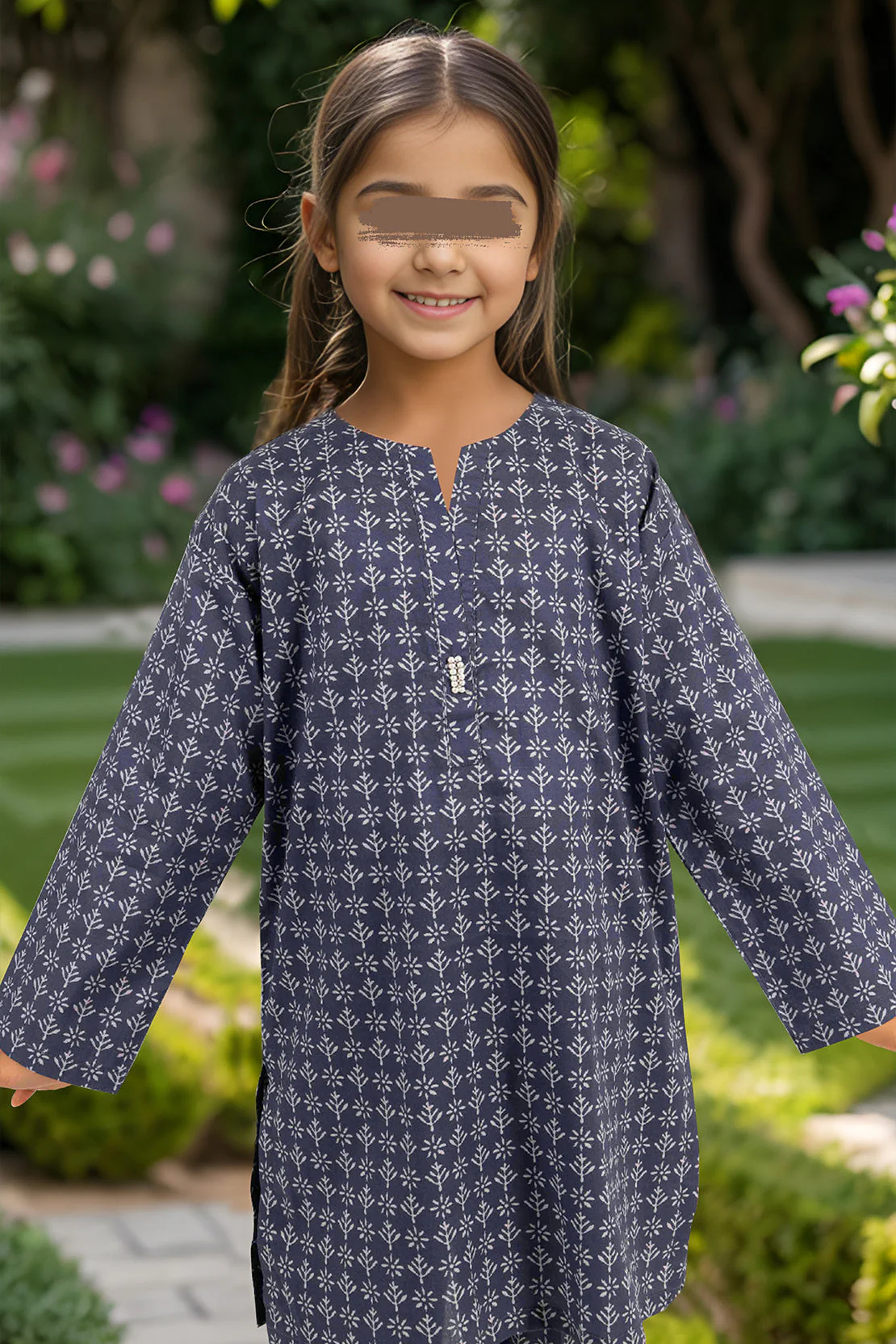 SAYA's Printed Cambric Stitched For Mom and Daughter - Image 4