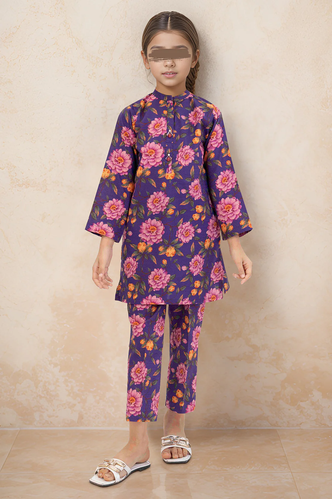 SAYA's Printed Cambric Stitched Mom And Daughter - Image 2