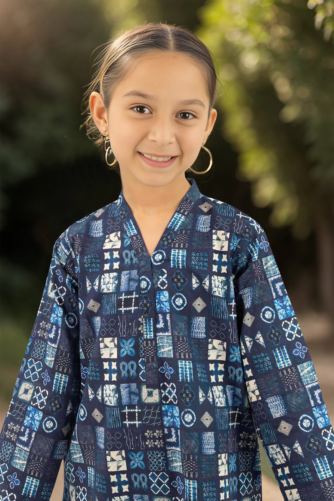 SAYA's Printed Cambric Stitched Mom And Daughter - Image 6