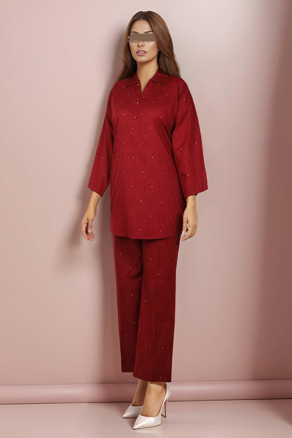SAYA's Printed Cotton Jacquard Stitched For Mom And Daughter - Image 3