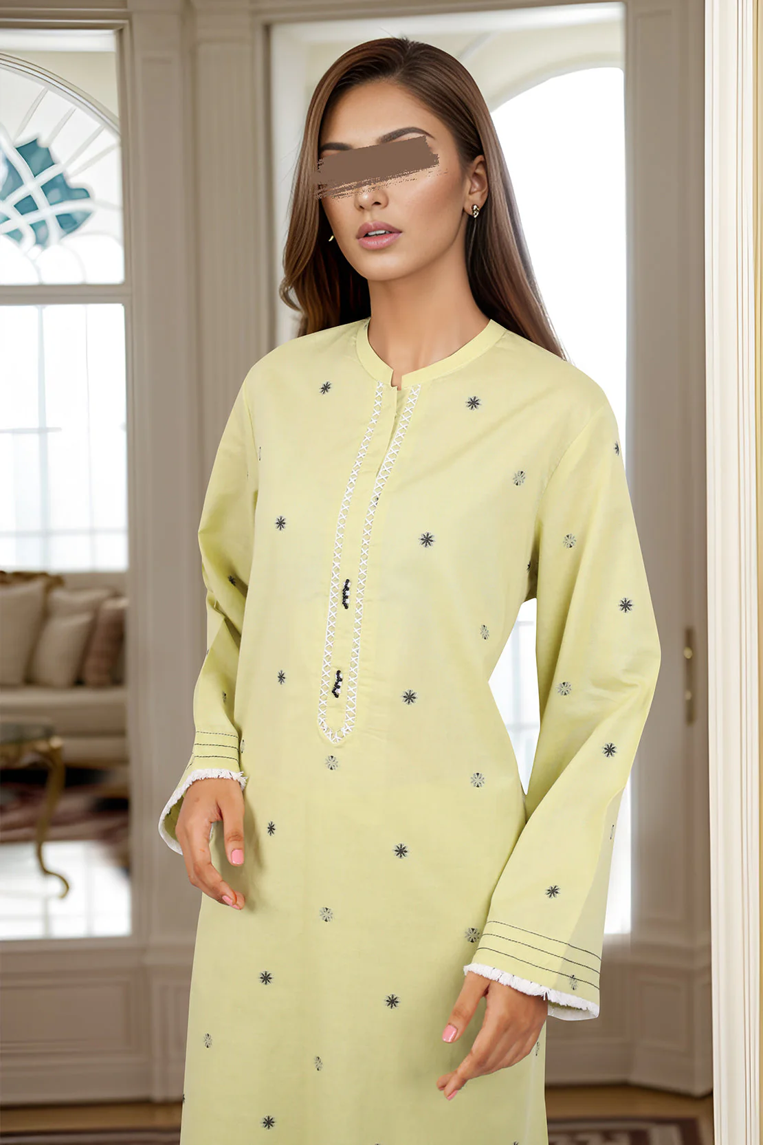 SAYA's Printed Cotton Jacquard Stitched For Mom And Daughter - Image 3