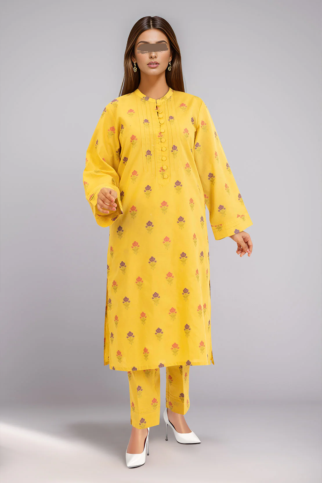 SAYA's Printed Cotton Jacquard Stitched For Mom And Daughter