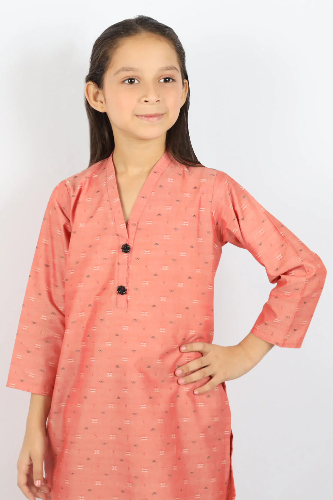 SAYA's Printed Cotton Jacquard Stitched For Mom And Daughter - Image 4