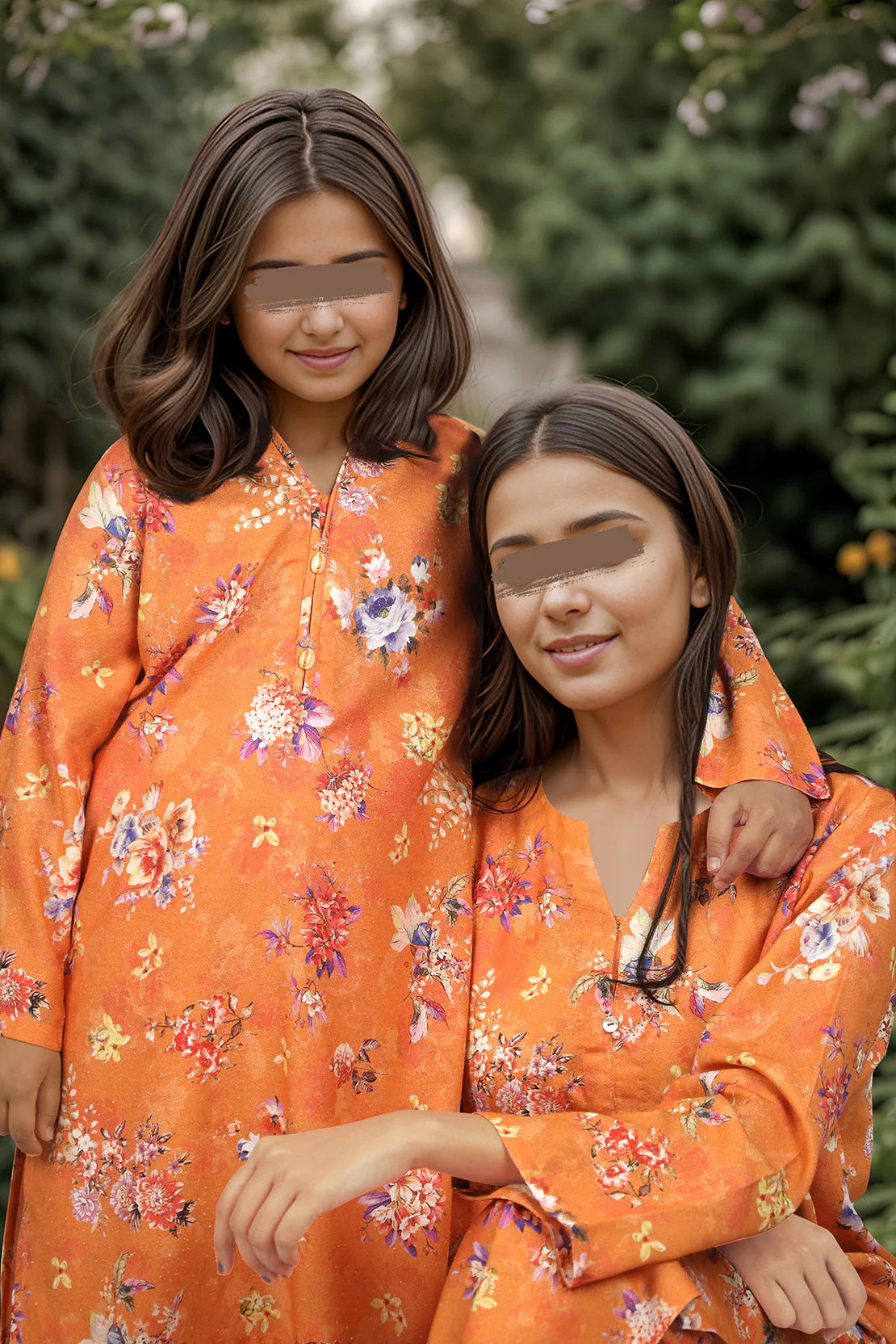 Saya'S Printed Karandi Stitched For Mom And Daughter - Image 4